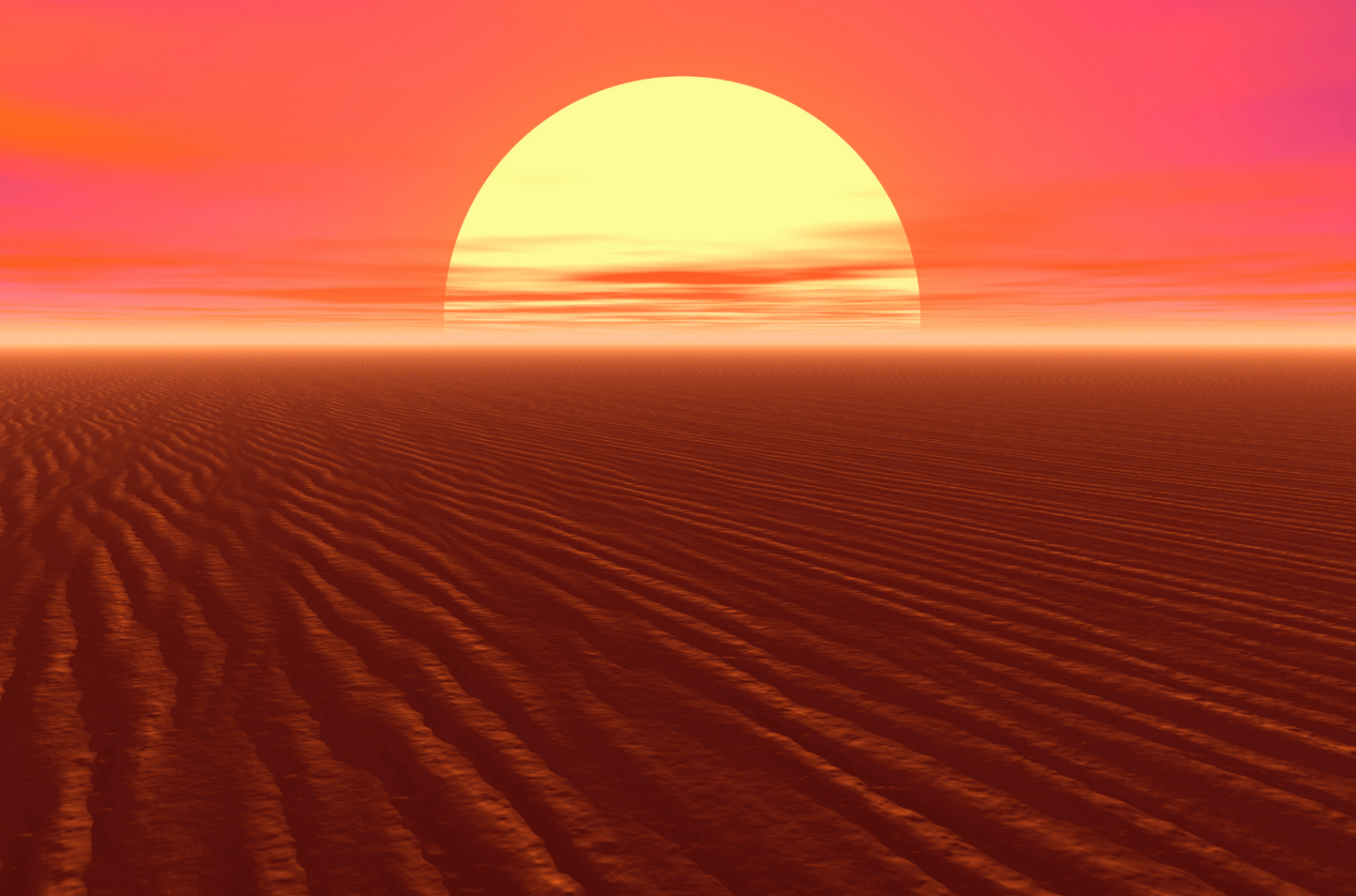 Desert at Sundown